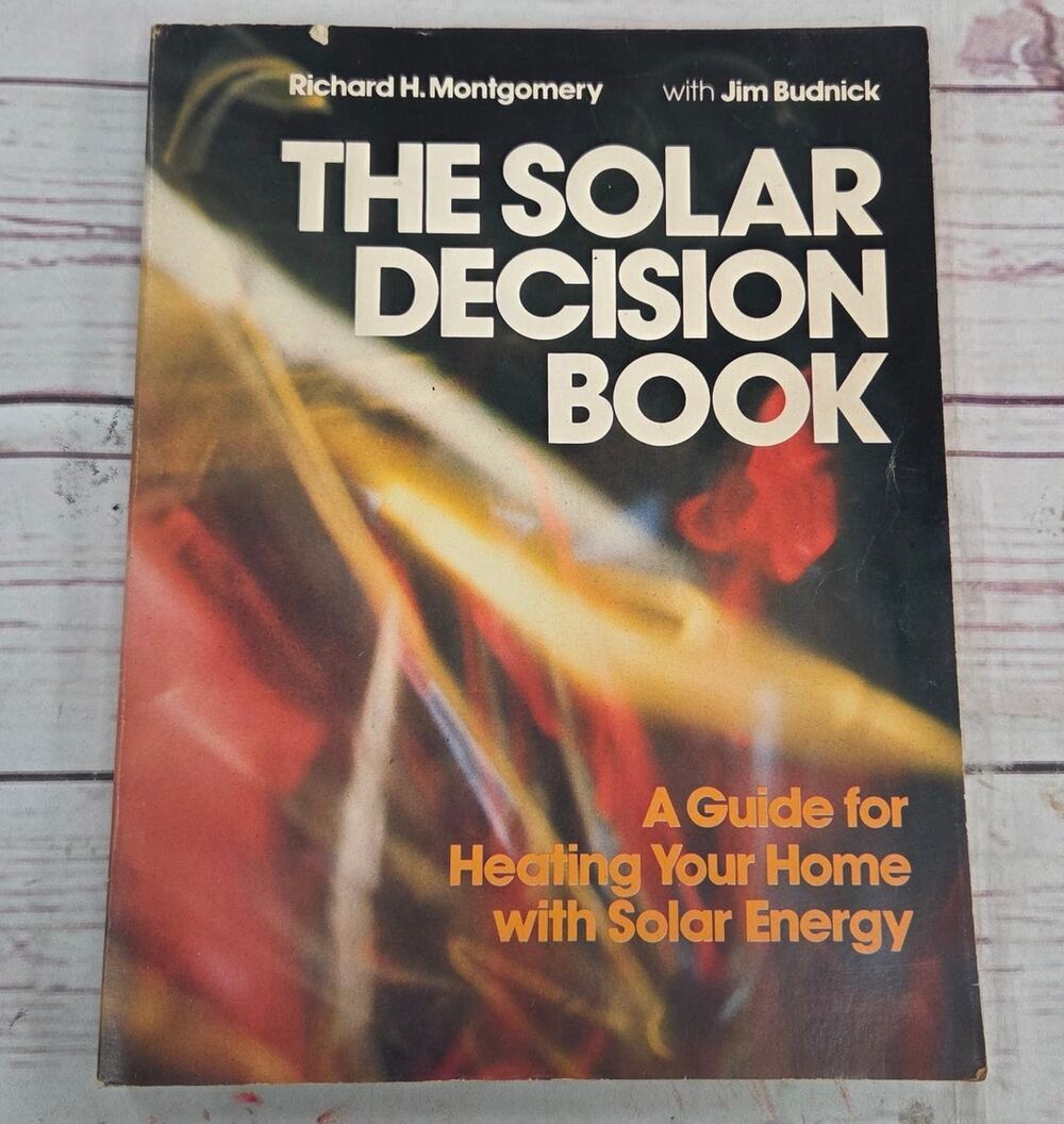 The Solar Decision Richard Montgomery Jim Budnick 1978 Vintage Paperback